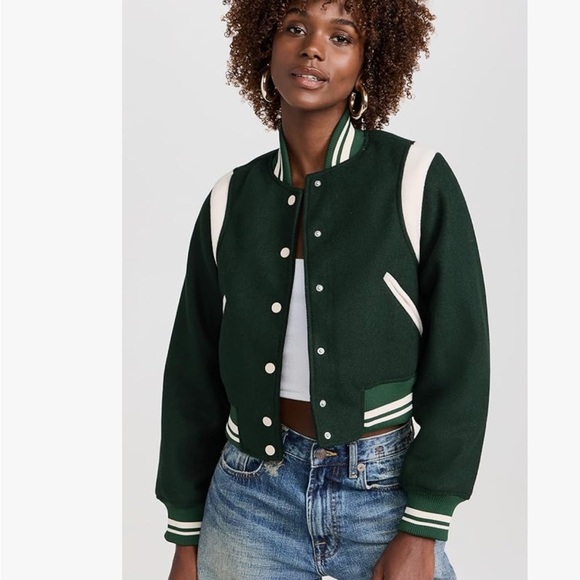 Blank NYC Jackets & Blazers - NWT Blank NYC Smart Move Woven Varsity Bomber Jacket